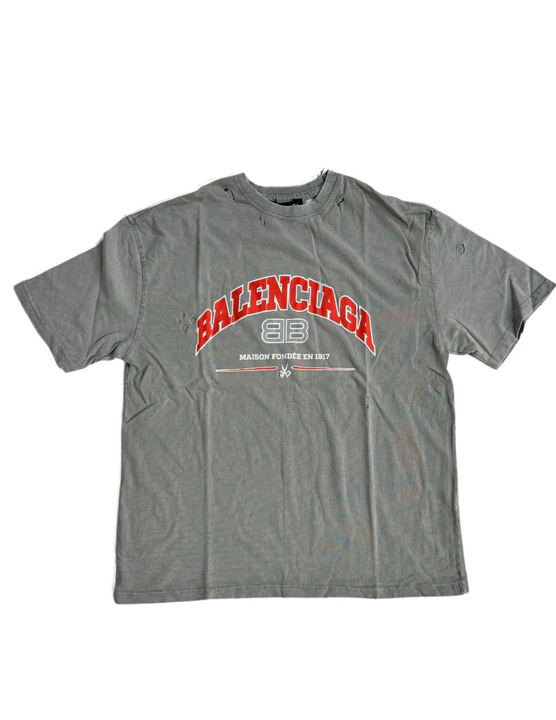 PLAYERA BALENCIAGA GRIS L045