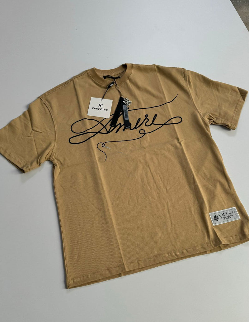 PLAYERA AMIRI BEIGE L043