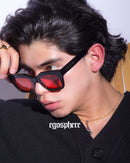 LENTE EGOSPHERE RAVEN DARK - RED