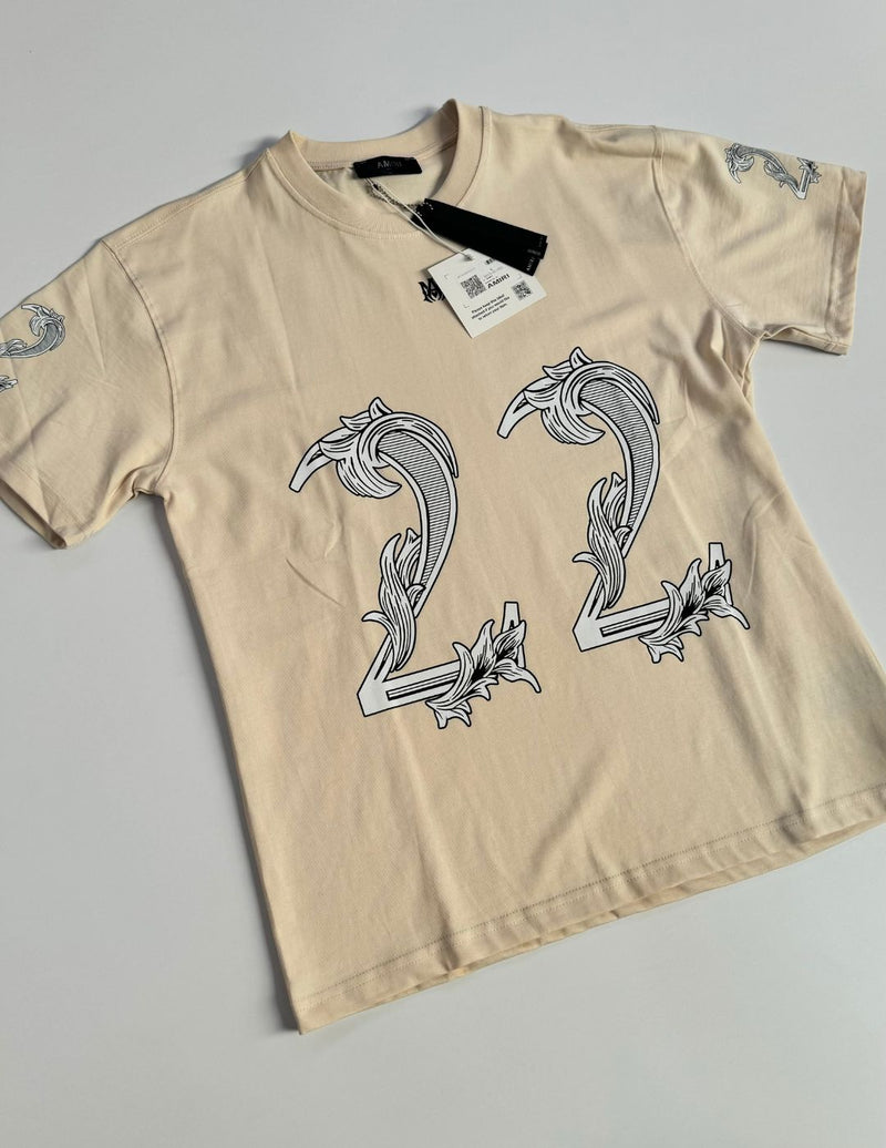 PLAYERA AMIRI BEIGE L012